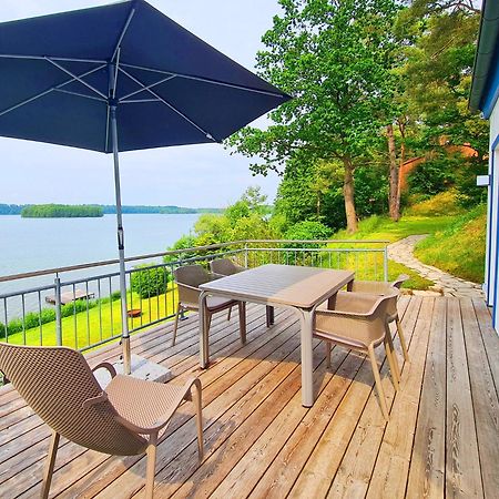 Ferienhaus SeeWaldMeer am Pinnower See bei Schwerin Pinnow  Exterior foto